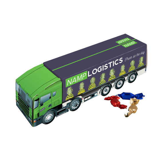 Portaconfetti a forma di camion