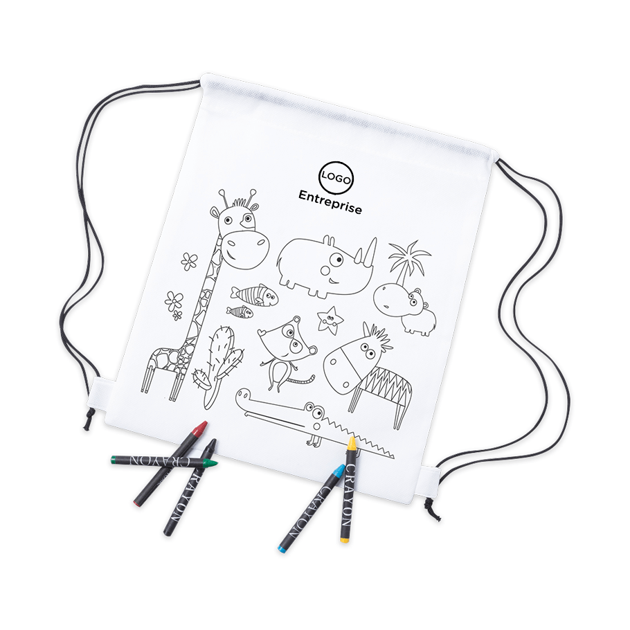 Sac à cordon non tissé