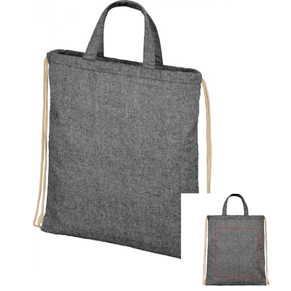 Cotton Drawstring Backpack