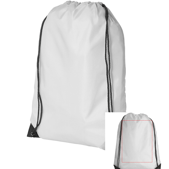 Polyester tas met trekkoord