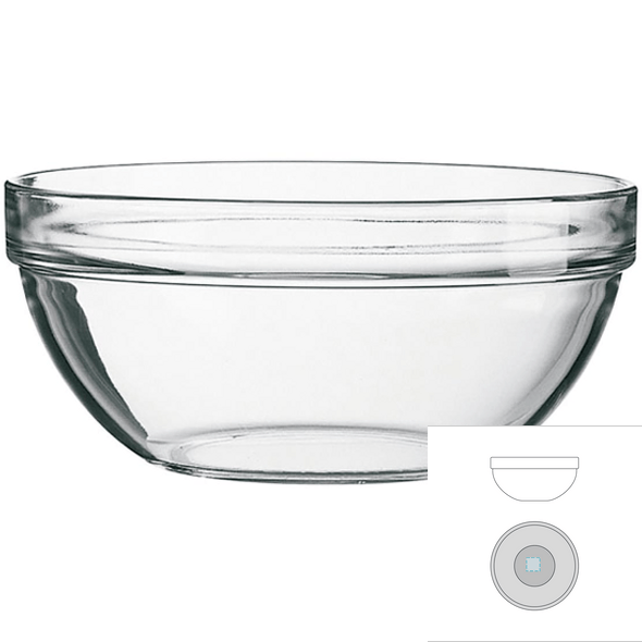 Salladsskål i glas - ARCOROC™