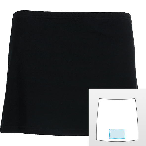 Skjørt-shorts til dame