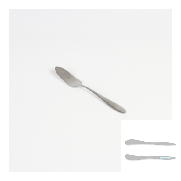 Stainless steel butter spatula - Vision Vintage