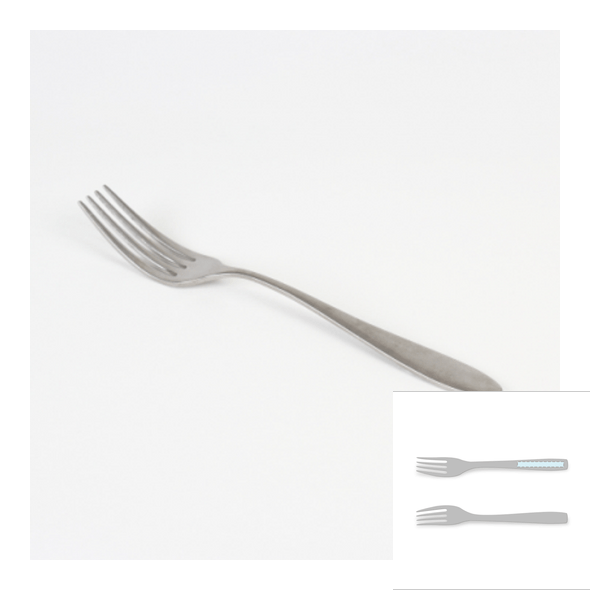 Stainless steel table fork - Vision Vintage