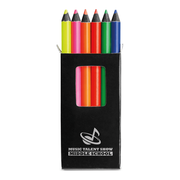 Box of 6 MEMLING colored pencils