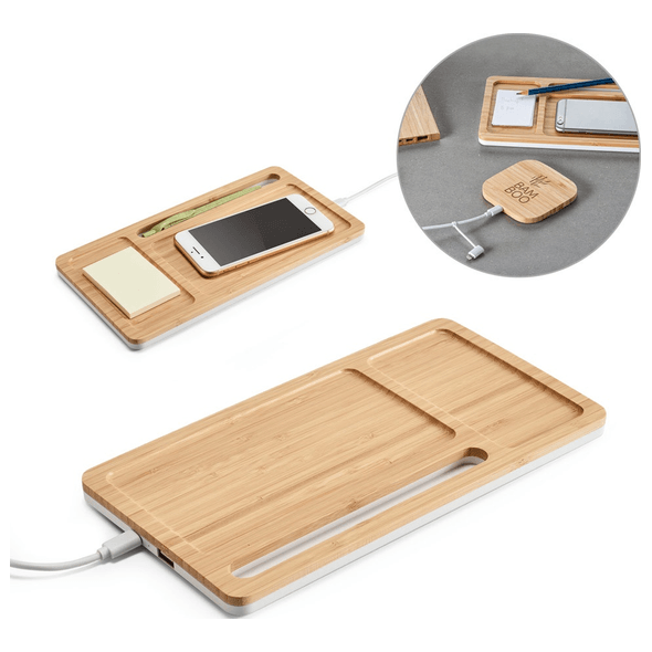 Organizador de secretária com carregador wireless MOTT