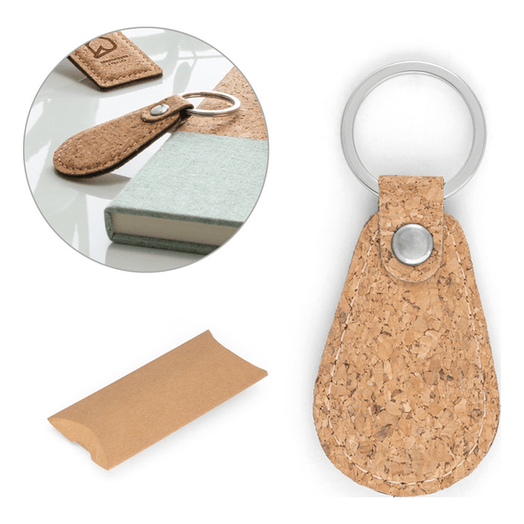 Llavero de corcho MILAU