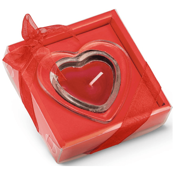 SWEET heart shaped candle