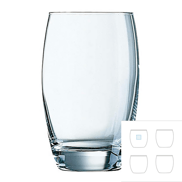 Tall glass tumbler - ARCOROC™ - Salto