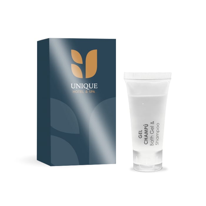 Tube 2 in 1 shampoo en douchegel 20ml - CELOFA