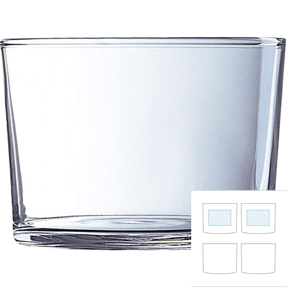 Vaso bajo de vidrio -  ARCOROC™  -  Chiquito