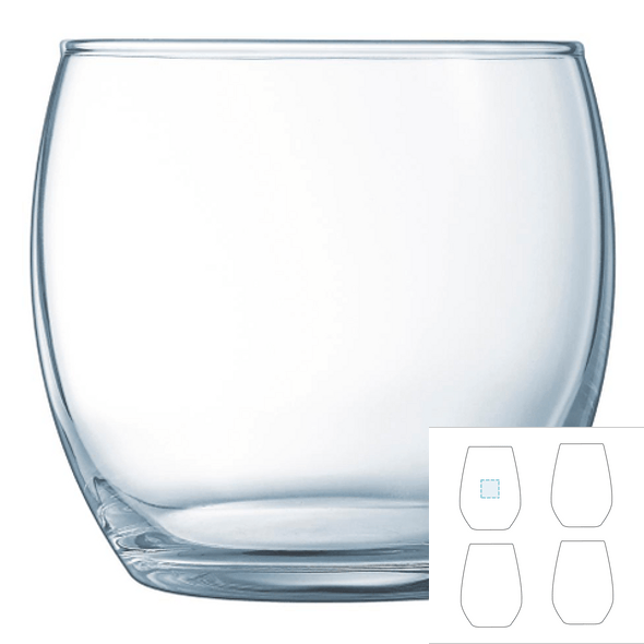 Vaso bajo de vidrio -  ARCOROC™  -  Vina