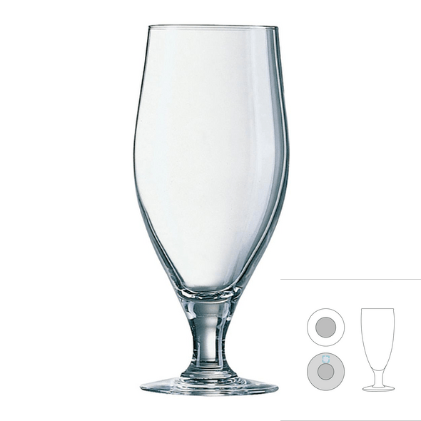 Verre à bière en verre - ARCOROC™ - Cervoise