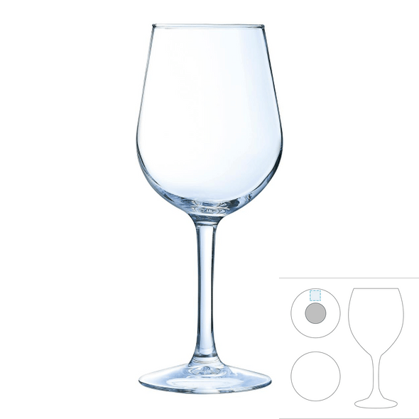 Verre à vin en verre - ARCOROC™ - Domaine