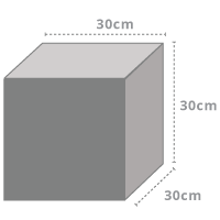 Cardboard display cubes