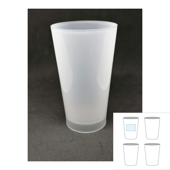 Bicchiere in plastica riutilizzabile