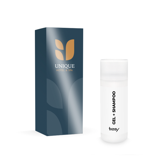 2 in 1 Shower Gel/Shampoo Bottle 30ml - URBAN CONCEPT