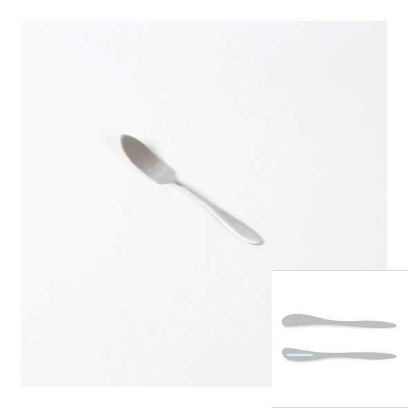 Roestvrijstalen boterspatel - Vision Escovado