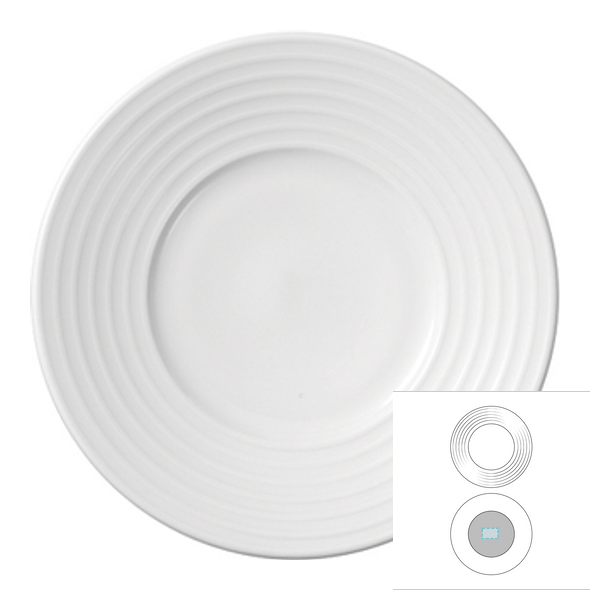 Keramisk desserttallerken - Suite