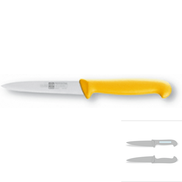 Nóż kuchenny ze stali nierdzewnej z plastikową rączką - Professional Colours