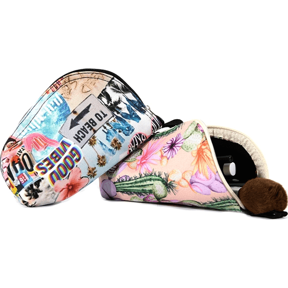 Polyester makeup bag