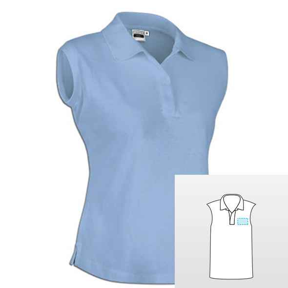 Polo da donna senza maniche