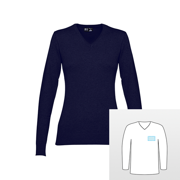 Pullover V-Neck Senhora