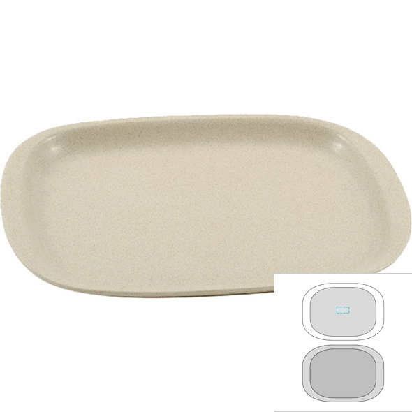 Rectangular ceramic dish