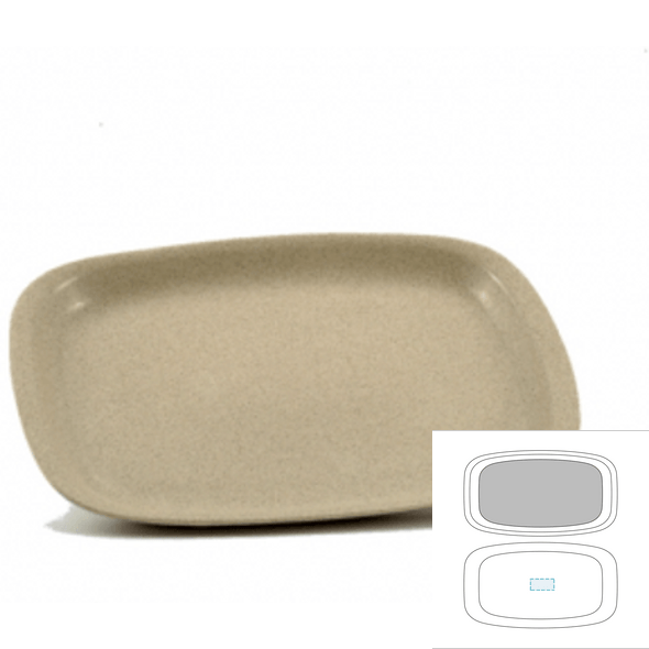 Rectangular ceramic serving dish - Cli - Mesa Personalised | Lowest ...