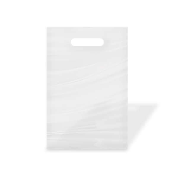 High-Density Plastic Bags with Die-Cut Handles