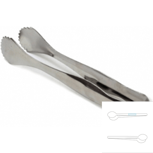 Stainless steel ice tweezers - Util
