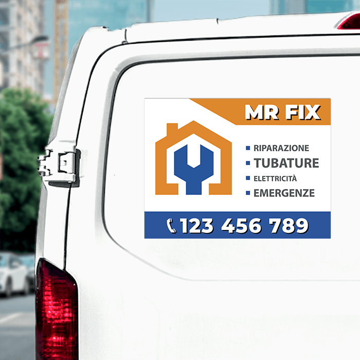 Targhe magnetiche per auto