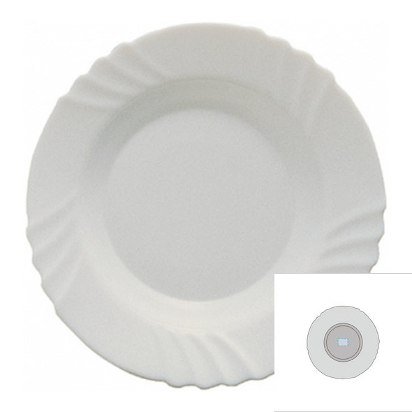 Tiefe runde Glasplatte - BORMIOLI ROCCO™ - Ebro