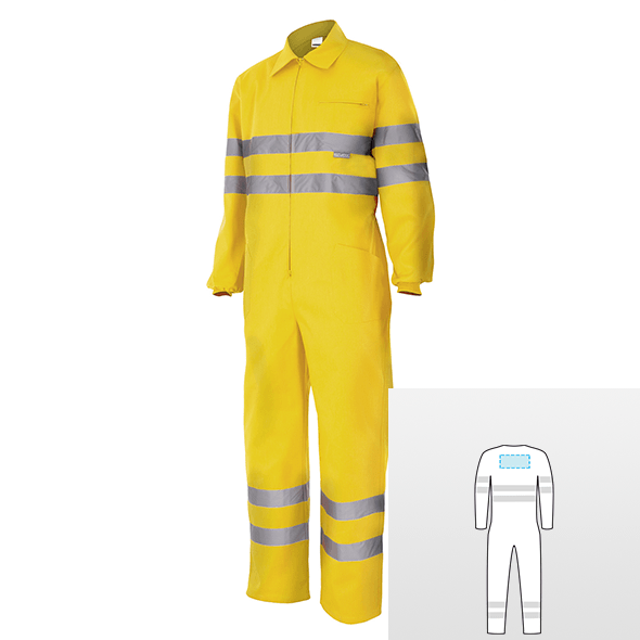 Tuta Vestiti Ad Alta VisibilitÃ Abbigliamento Tuta Intera Gialla Tuta